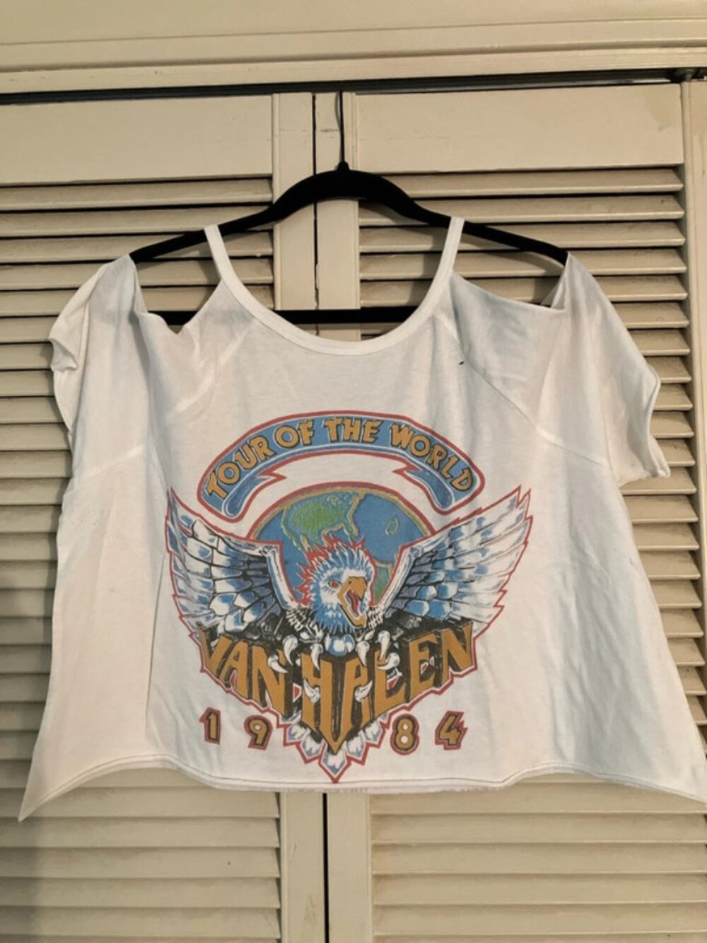 Torrid Sz 1 (14-16) Van Halen 1984 Tour shirt modified by owner